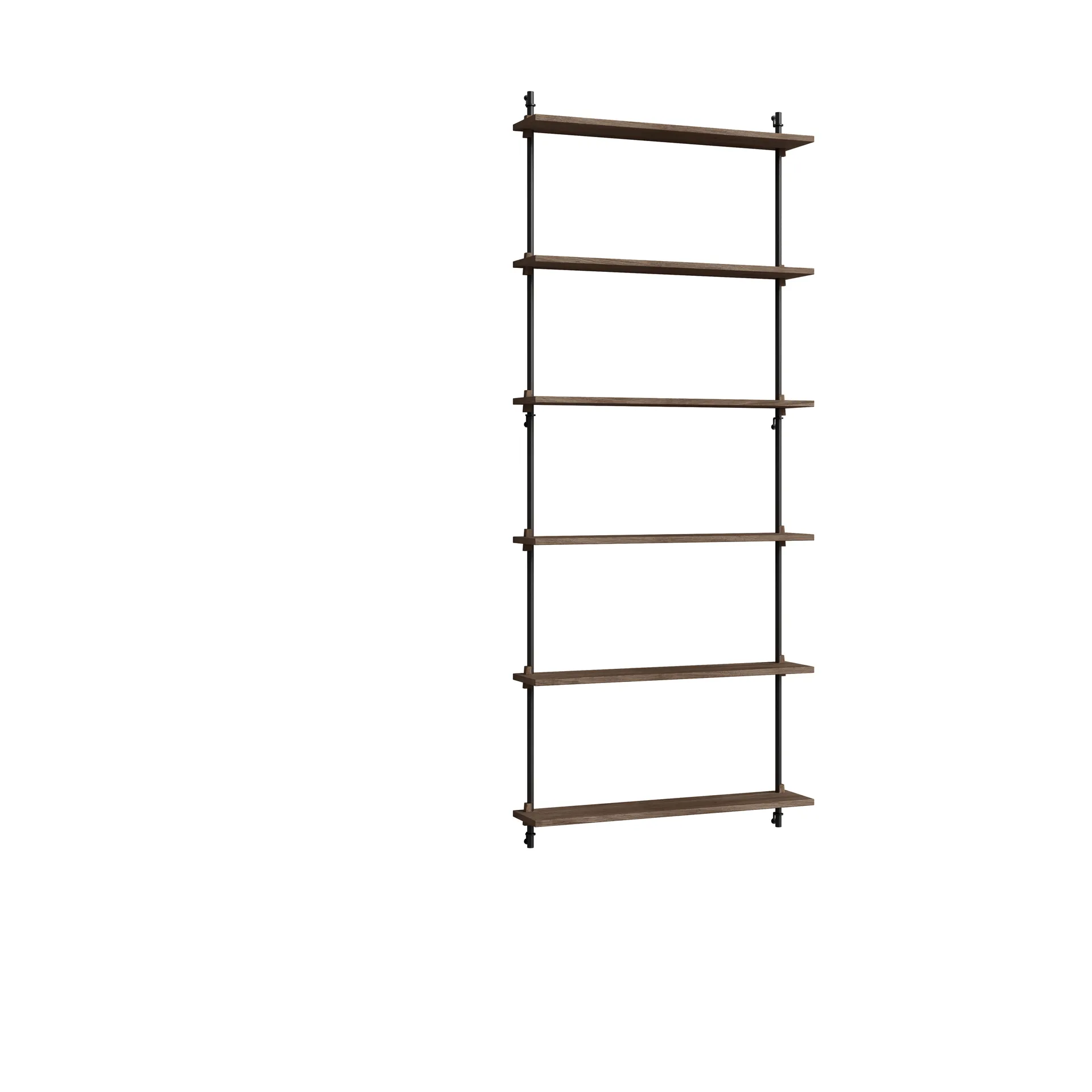 Moebe wall shelving ws.200.1, Räuchereiche-schwarz MOEBE
