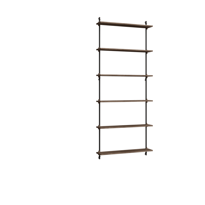 Moebe wall shelving ws.200.1 - Räuchereiche-schwarz - MOEBE