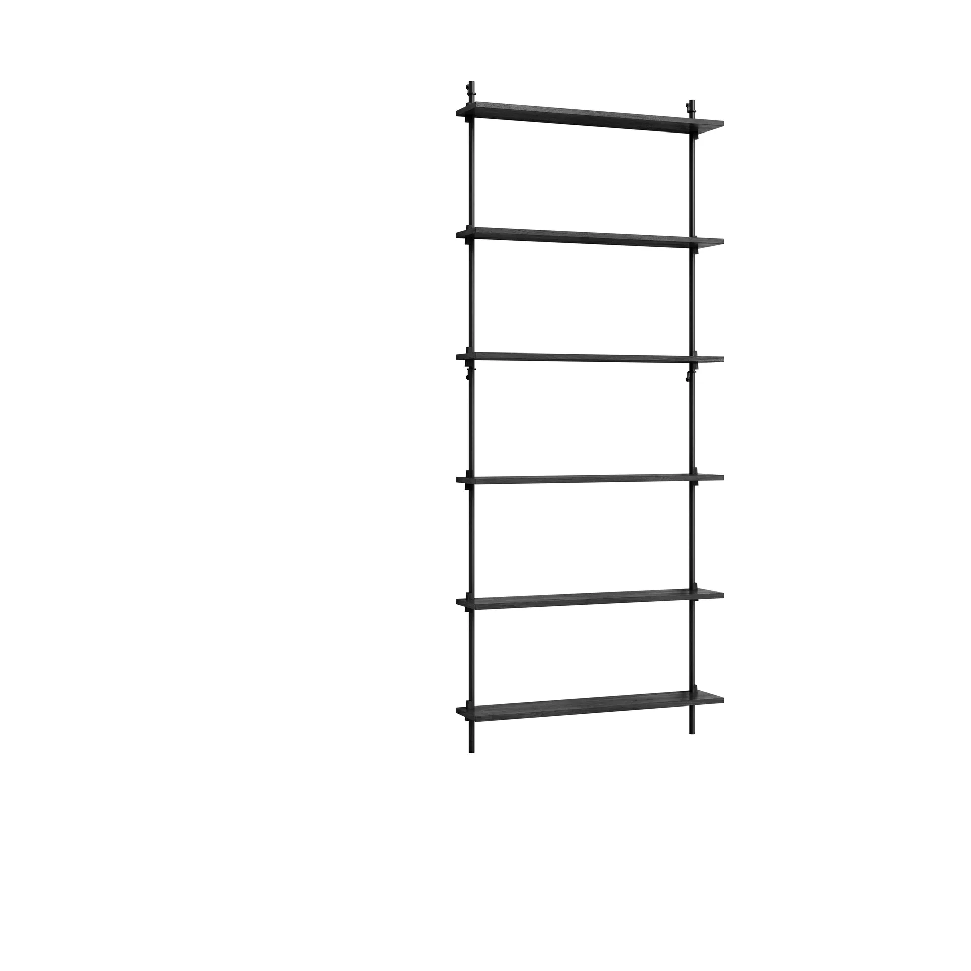Moebe wall shelving ws.200.1, Schwarz MOEBE