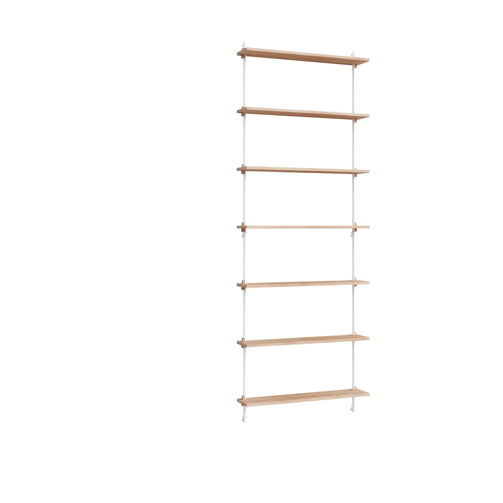 Moebe wall shelving ws.230.1, Eiche-weiß MOEBE