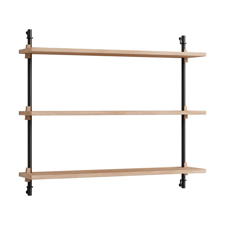 Moebe wall shelving ws.65.1 - Eiche-schwarz - MOEBE