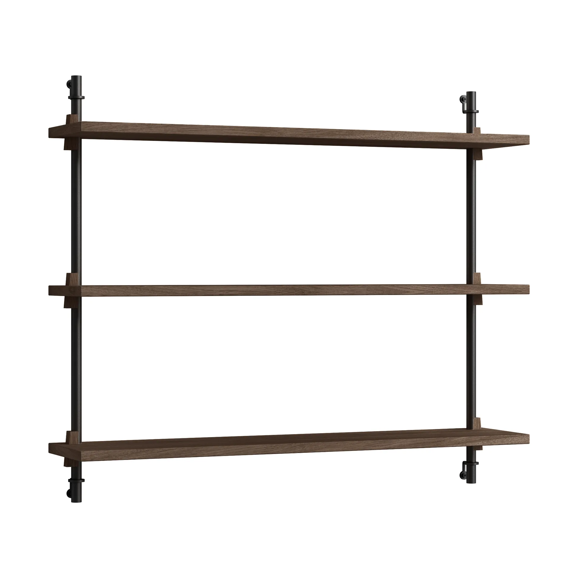 Moebe wall shelving ws.65.1, Räuchereiche-schwarz MOEBE