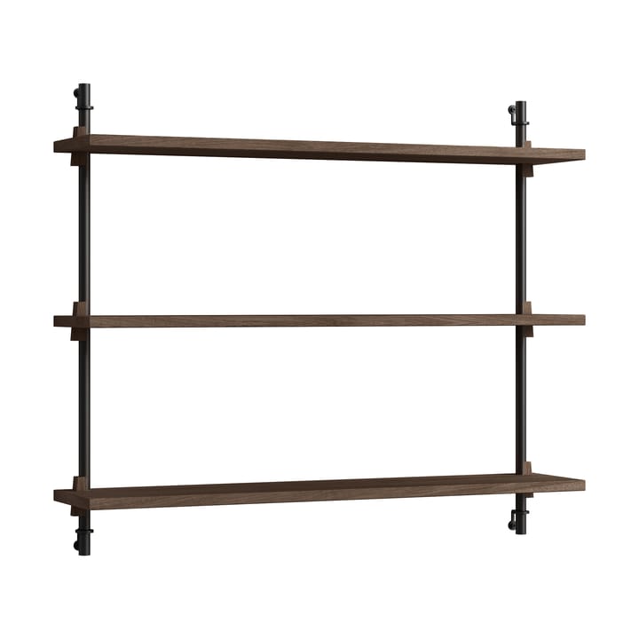 Moebe wall shelving ws.65.1 - Räuchereiche-schwarz - MOEBE