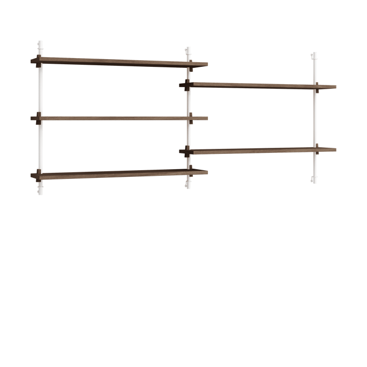 Moebe wall shelving ws.65.2.B - Räuchereiche-weiß - MOEBE