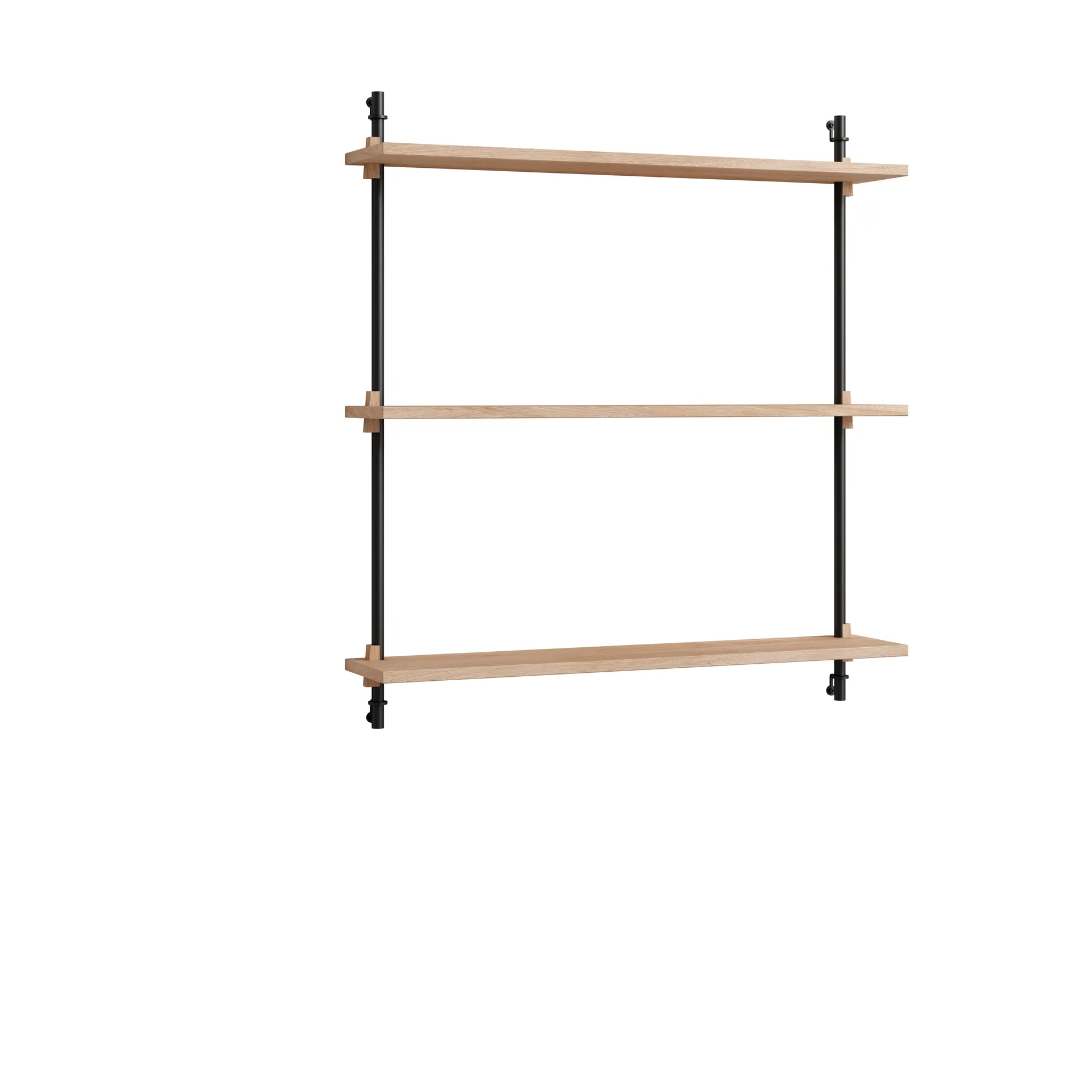 Moebe wall shelving ws.85.1, Eiche-schwarz MOEBE