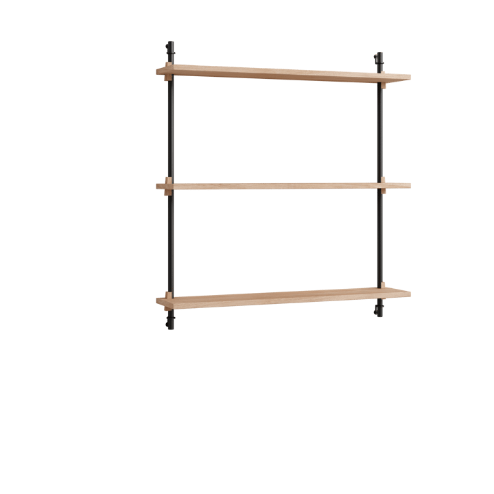 Moebe wall shelving ws.85.1 - Eiche-schwarz - MOEBE