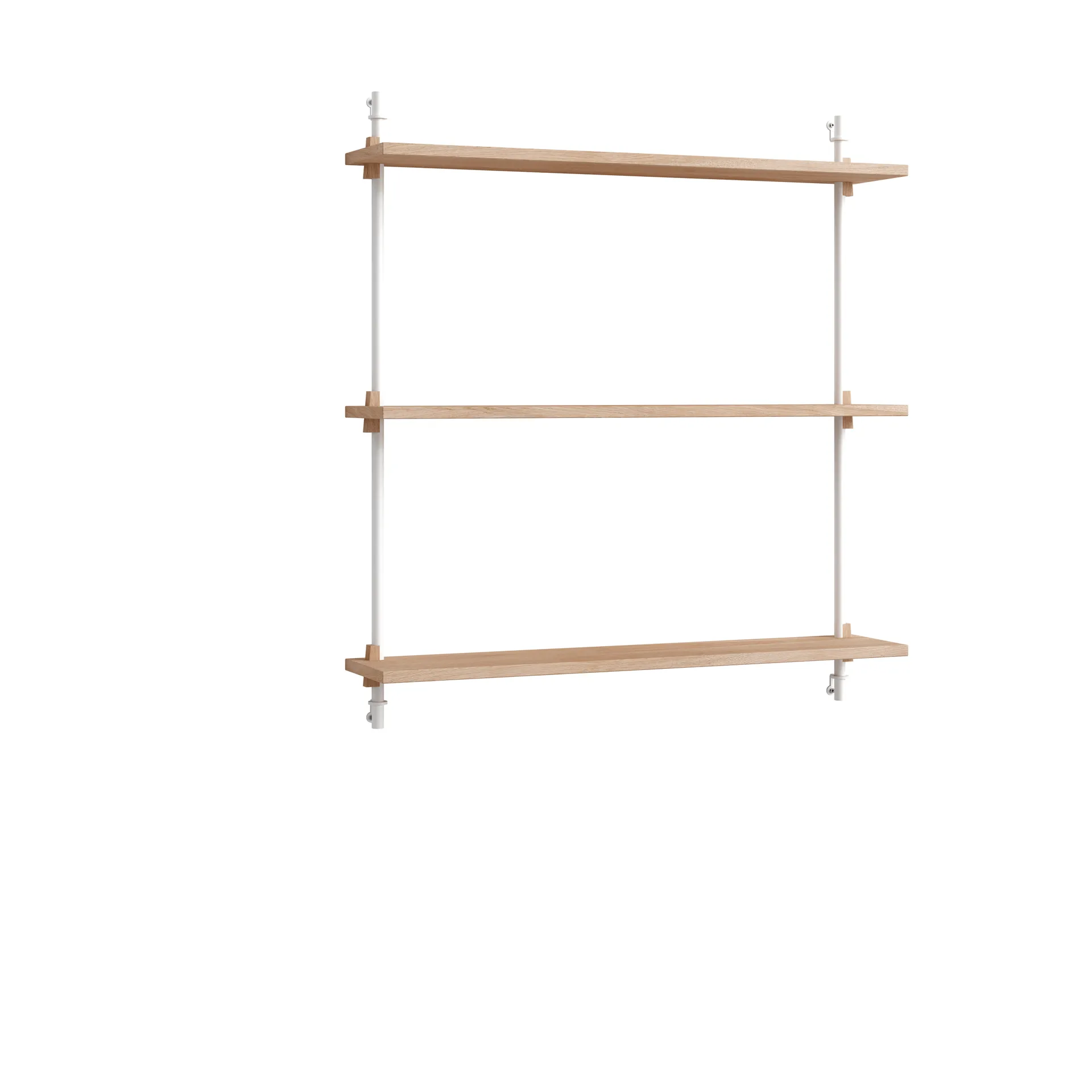 Moebe wall shelving ws.85.1, Eiche-weiß MOEBE
