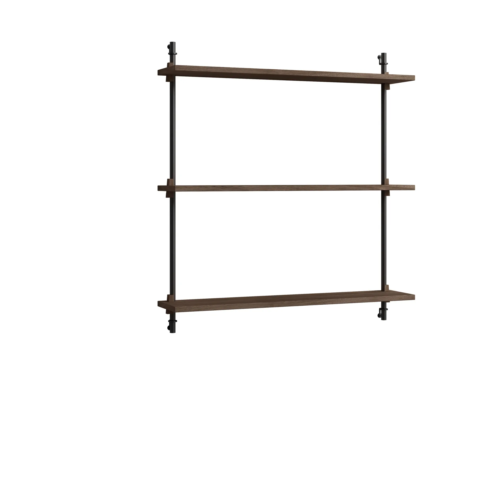 Moebe wall shelving ws.85.1, Räuchereiche-schwarz MOEBE