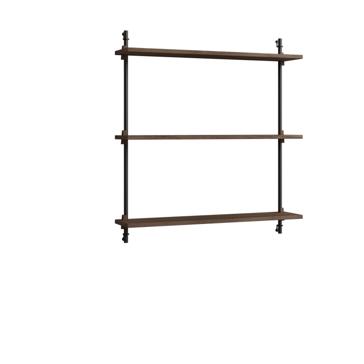 Moebe wall shelving ws.85.1 - Räuchereiche-schwarz - MOEBE