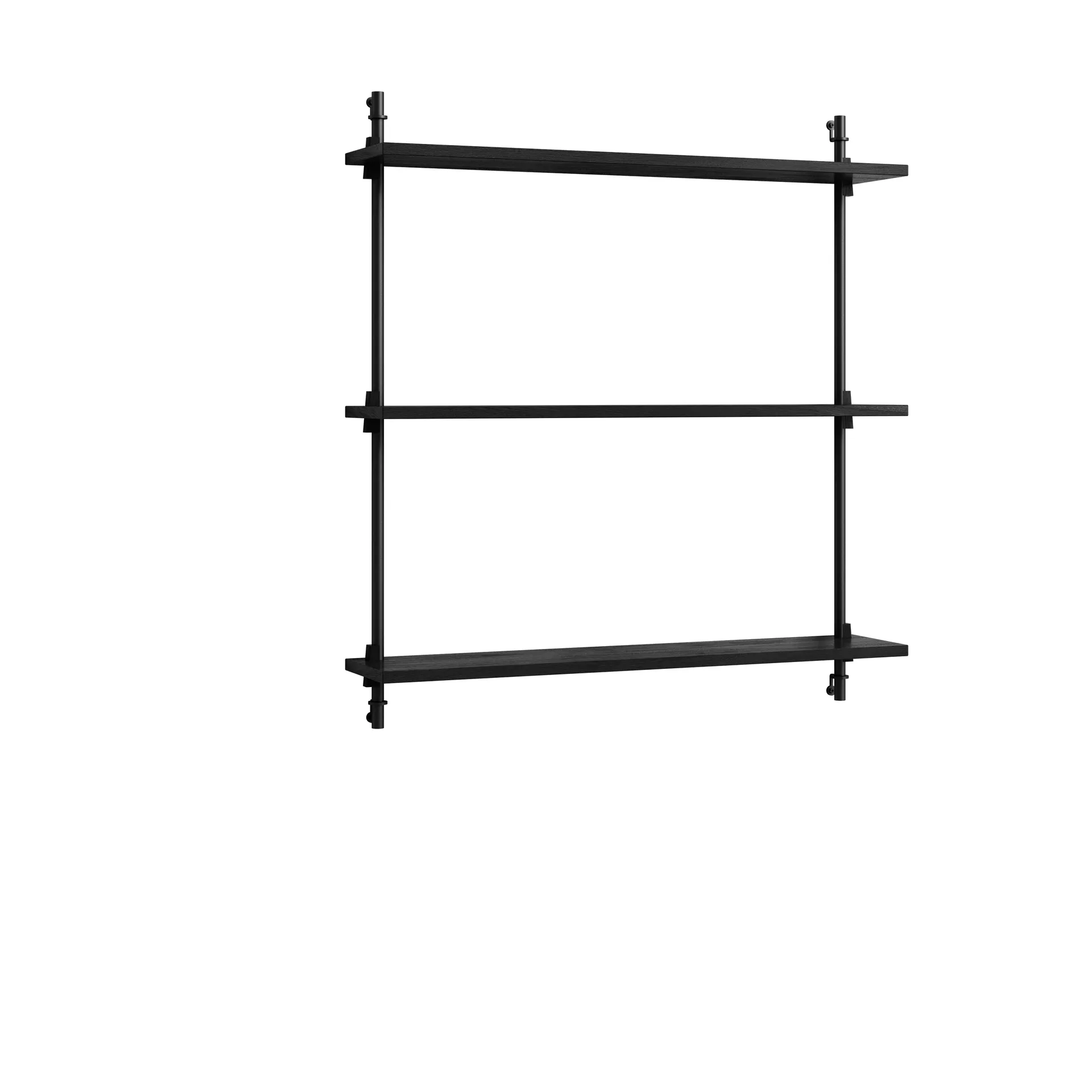 Moebe wall shelving ws.85.1, Schwarz MOEBE