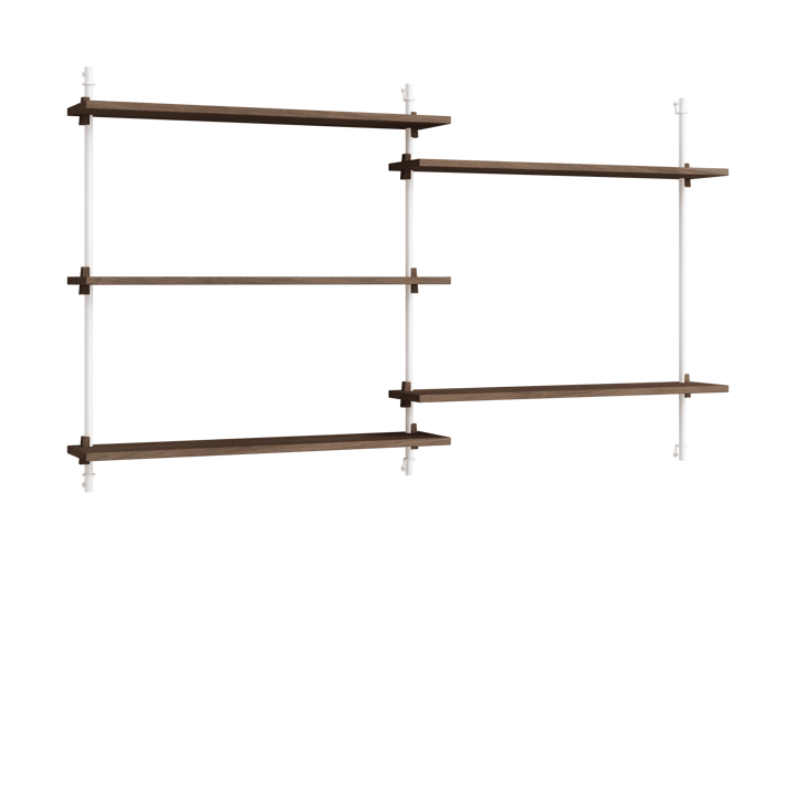 Moebe wall shelving ws.85.2.B - Räuchereiche-weiß - MOEBE