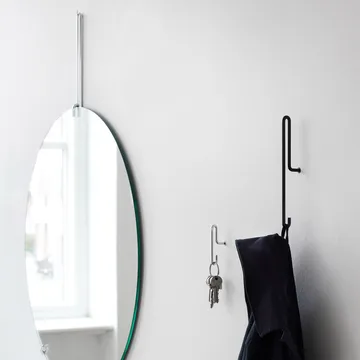 Moebe Wandhaken small 2er Pack - Edelstahl - MOEBE