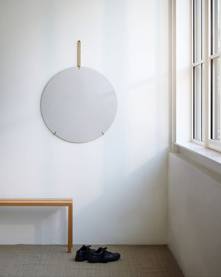 Moebe Wandspegel Ø70 cm, Stainless steel MOEBE