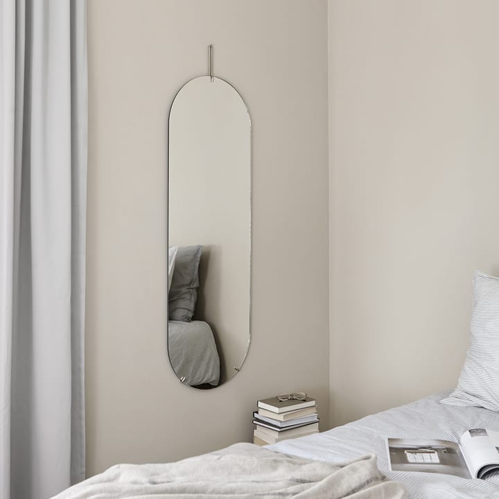 Moebe Wandspiegel 133 cm, Stainless steel MOEBE