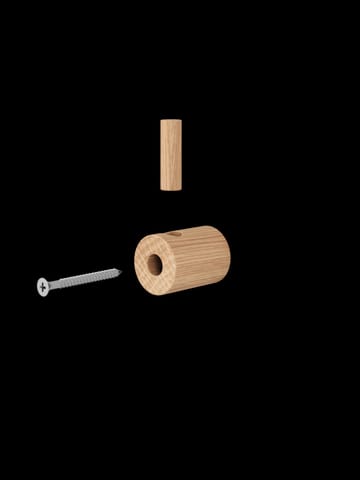 Moebe wooden wall hook Haken - Eiche - MOEBE