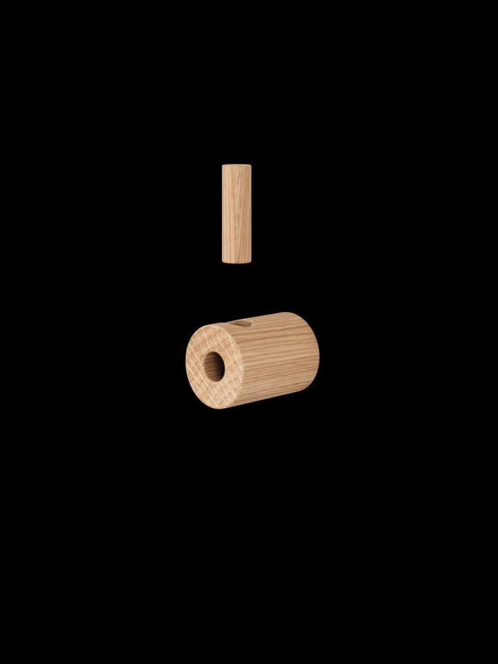 Moebe wooden wall hook Haken - Eiche - MOEBE