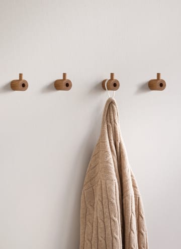 Moebe wooden wall hook Haken - Eiche - MOEBE