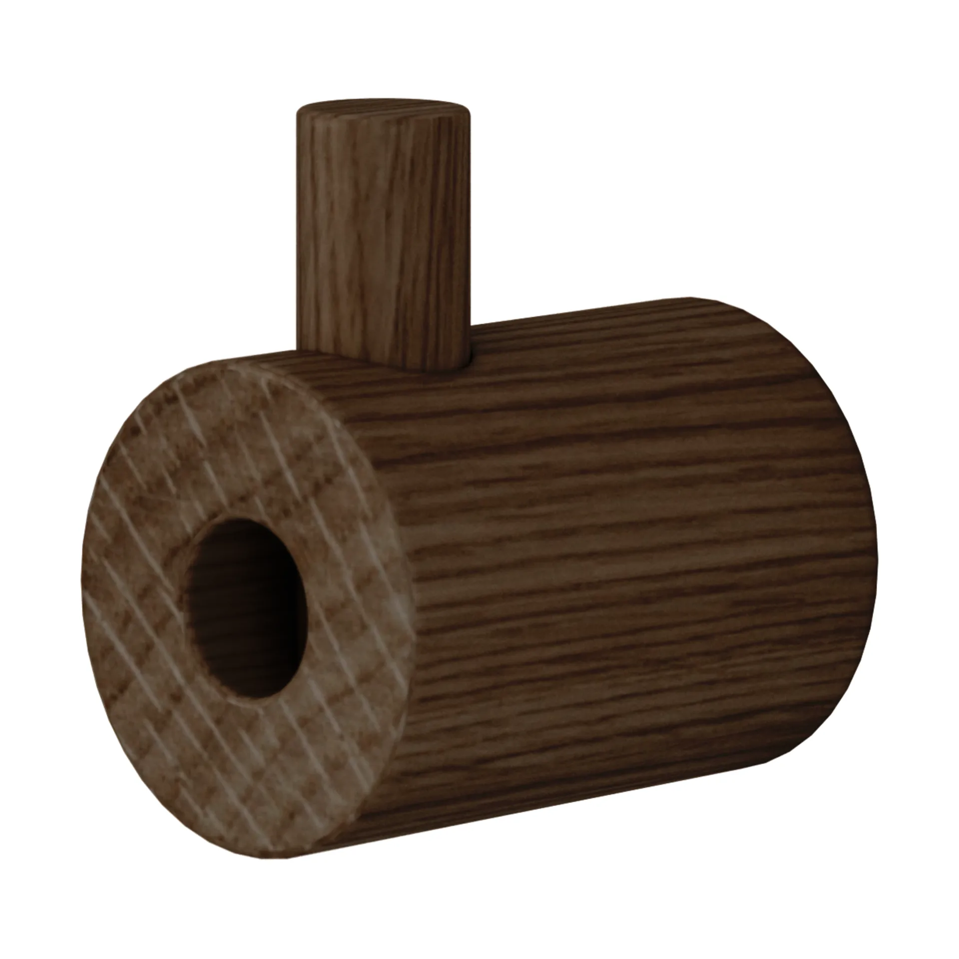 Moebe wooden wall hook Haken, Räuchereiche MOEBE