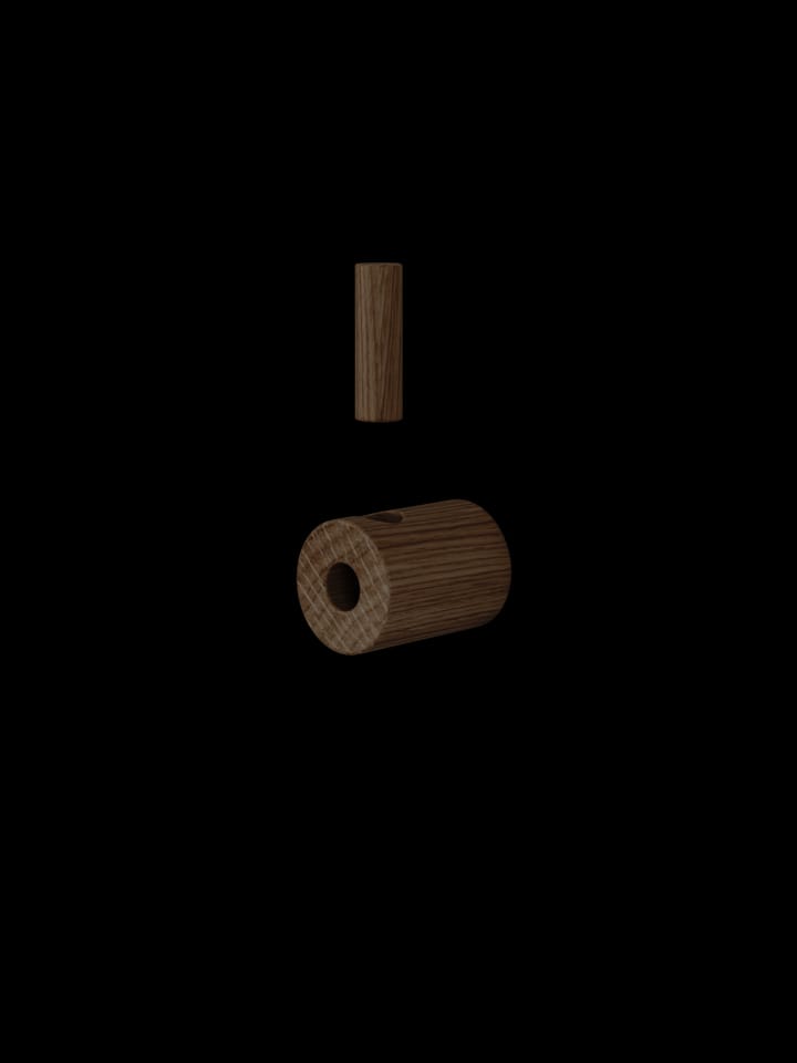 Moebe wooden wall hook Haken - Räuchereiche - MOEBE