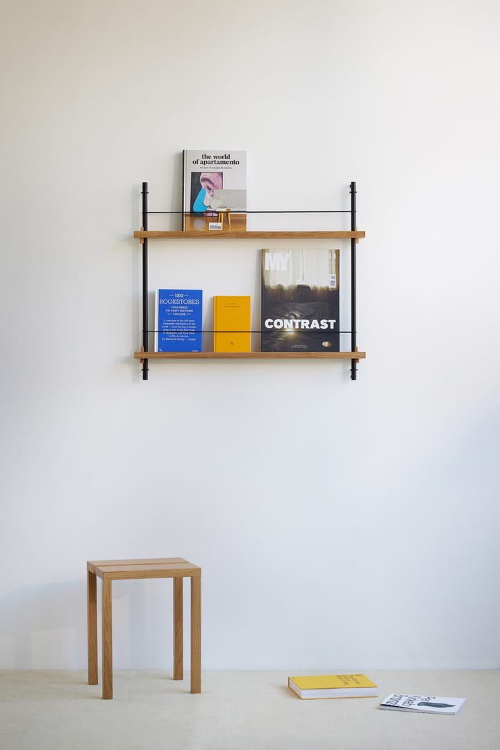Moebe Zeitungsständer, Oak-blue MOEBE