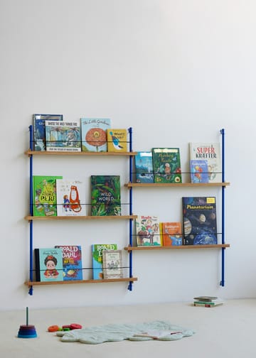 Moebe Zeitungsständer - Oak-blue - MOEBE