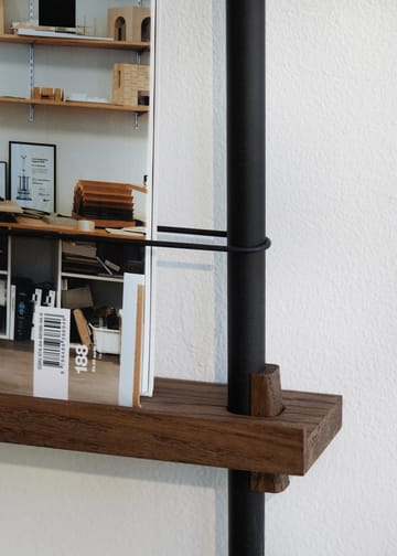 Moebe Zeitungsständer - Smoked oak-black - MOEBE