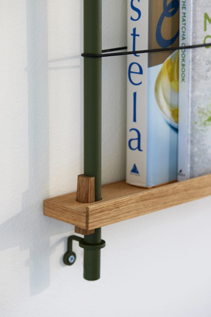 Moebe Zeitungsständer, Smoked oak-green MOEBE