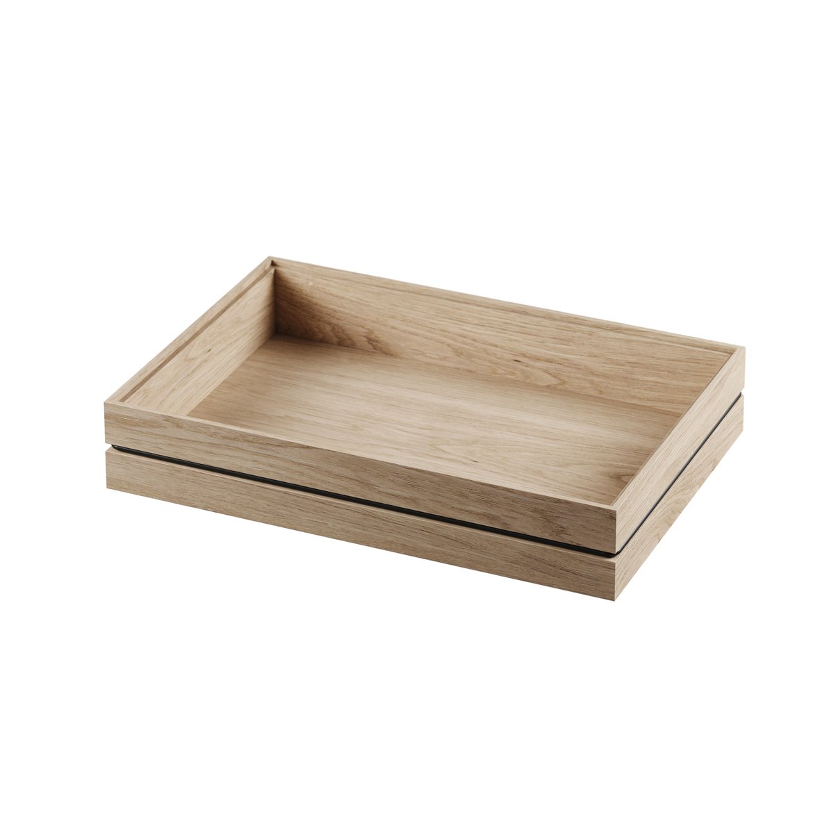 MOEBE Organise Aufbewahrungsbox 17 x25 cm Wood | Skandinavisches Design | Aufbewahrungskörbe | Braun
