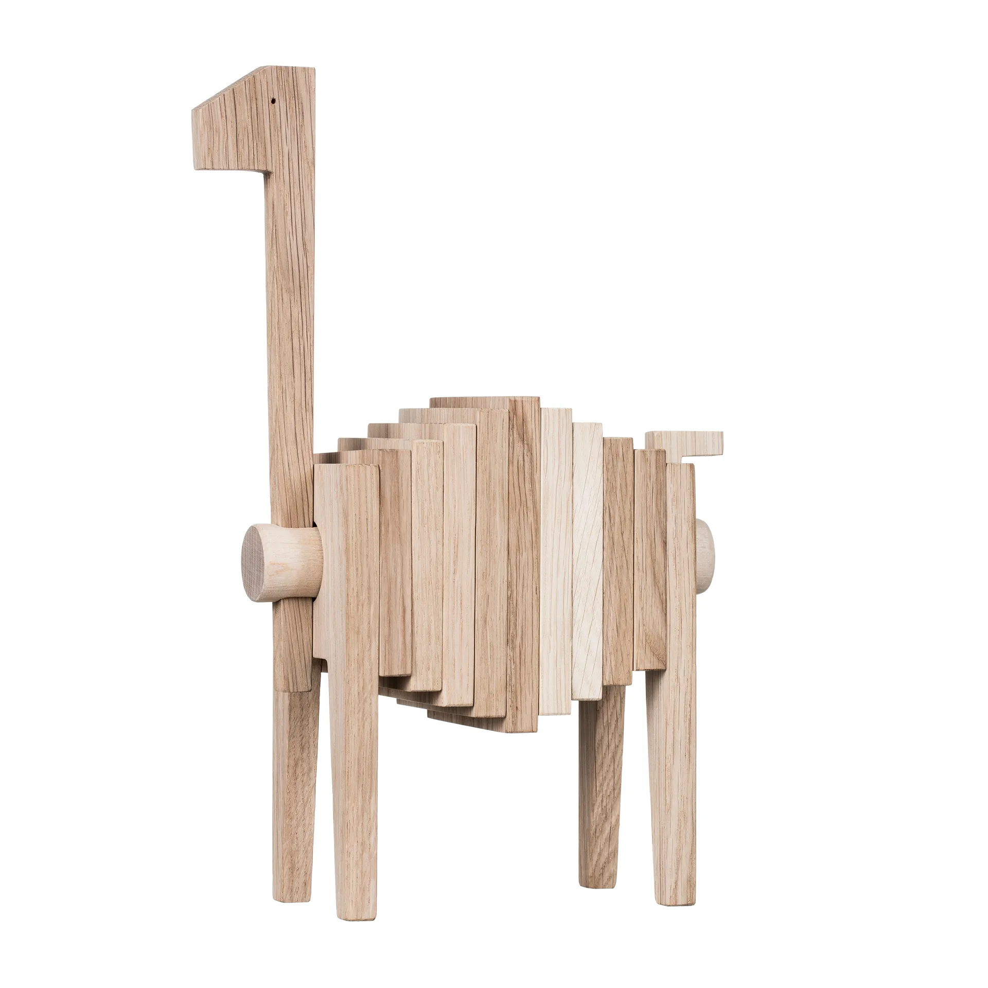 Polygrif Eichenskulptur 21 x 32 cm, Wood, Black MOEBE