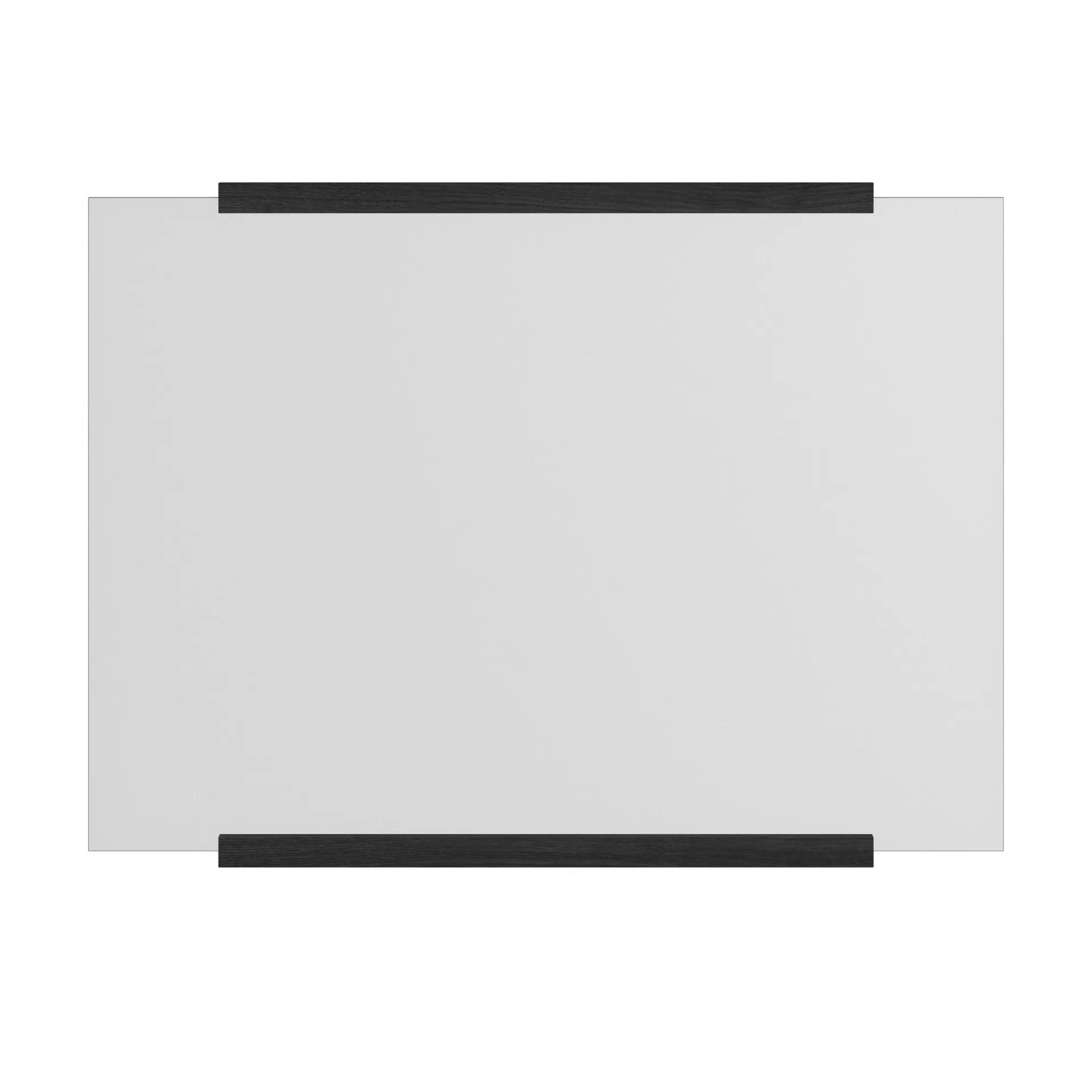 Rektangulär Wandspiegel 30 x 40 cm, Black MOEBE