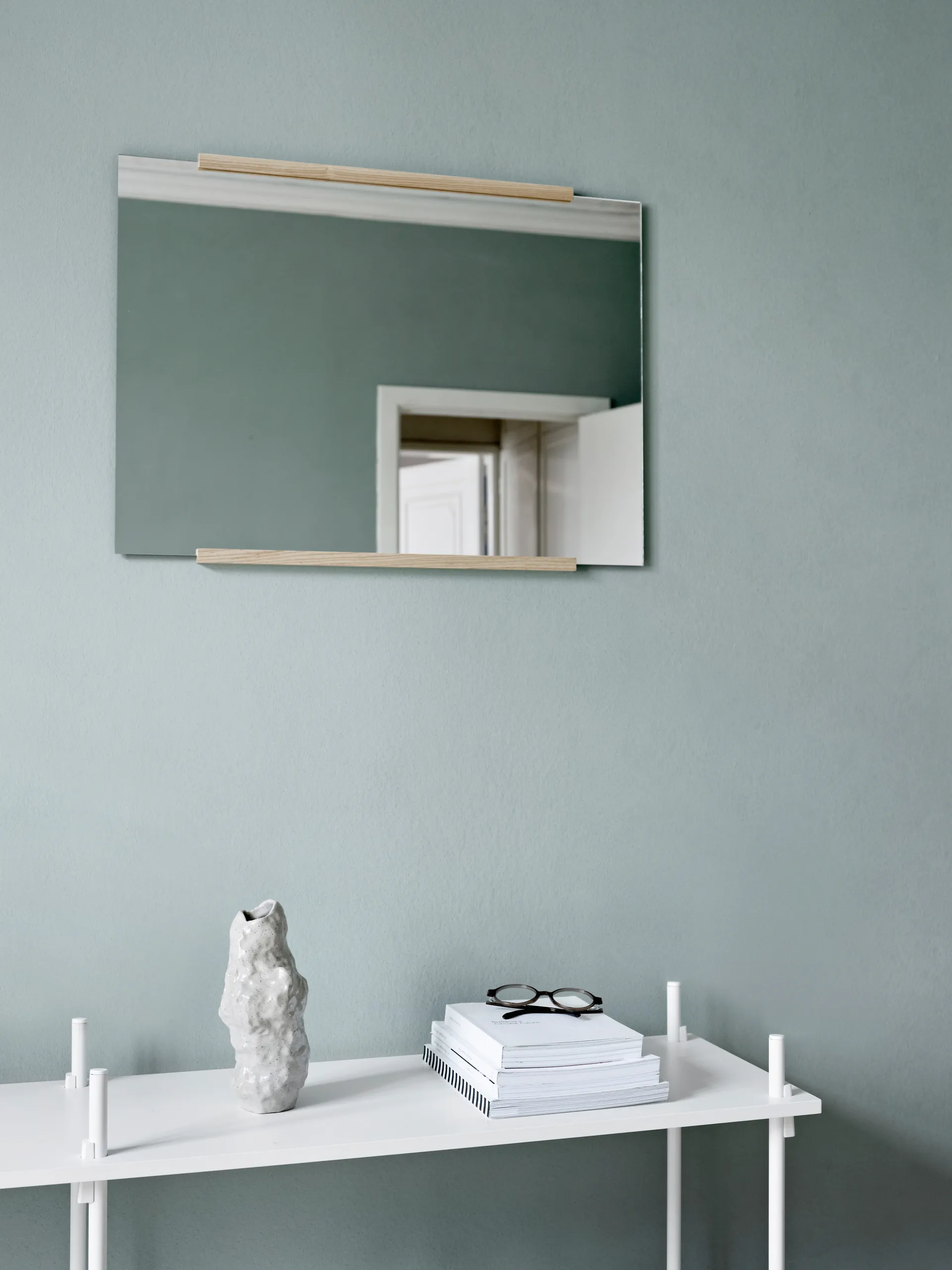 Rektangulär Wandspiegel 50 x 70 cm, Ash MOEBE