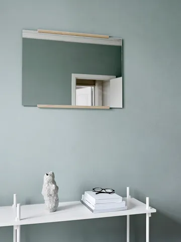 Rektangulär Wandspiegel 50 x 70 cm - Ash - MOEBE