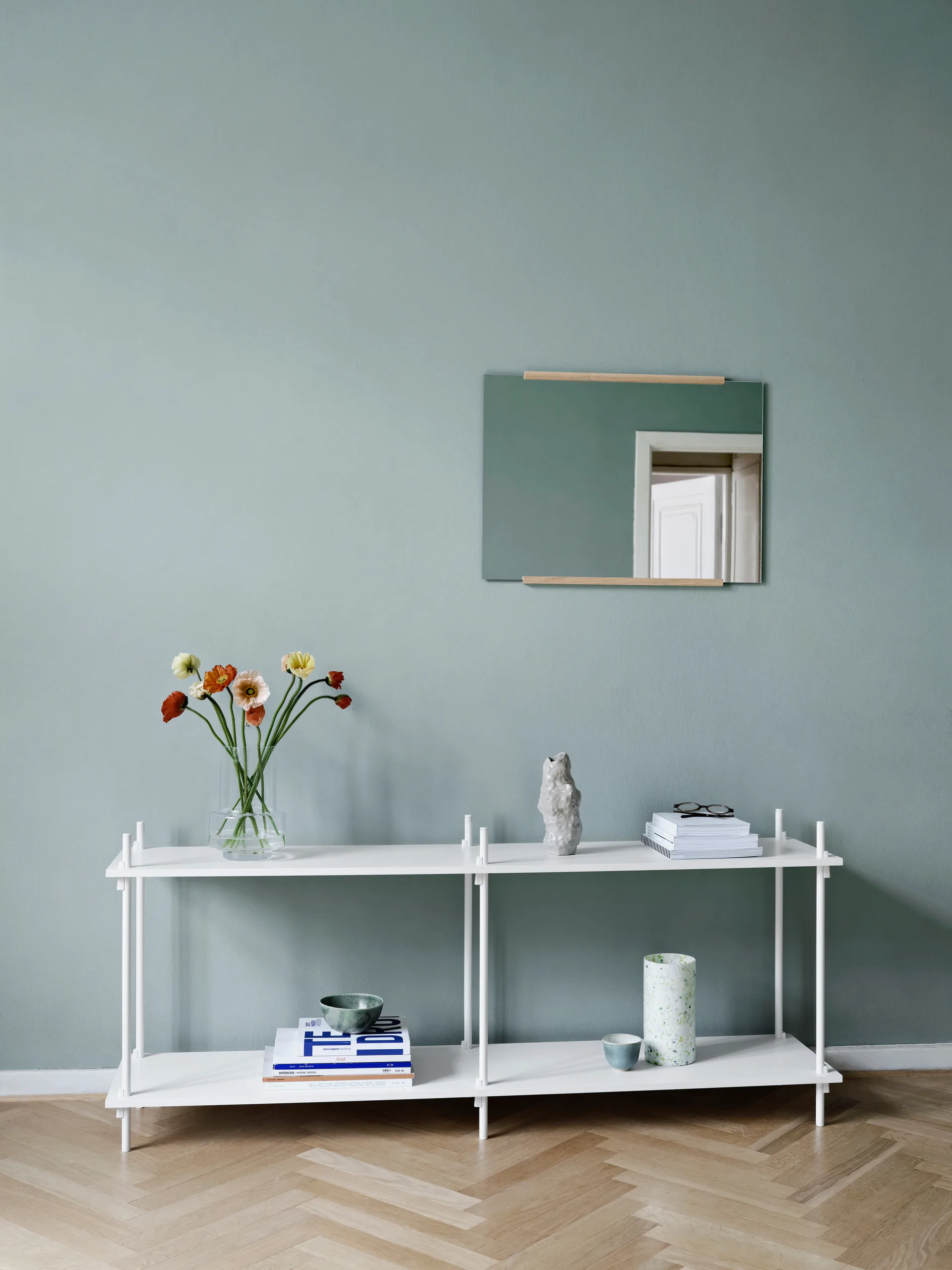 Rektangulär Wandspiegel 50 x 70 cm, Ash MOEBE