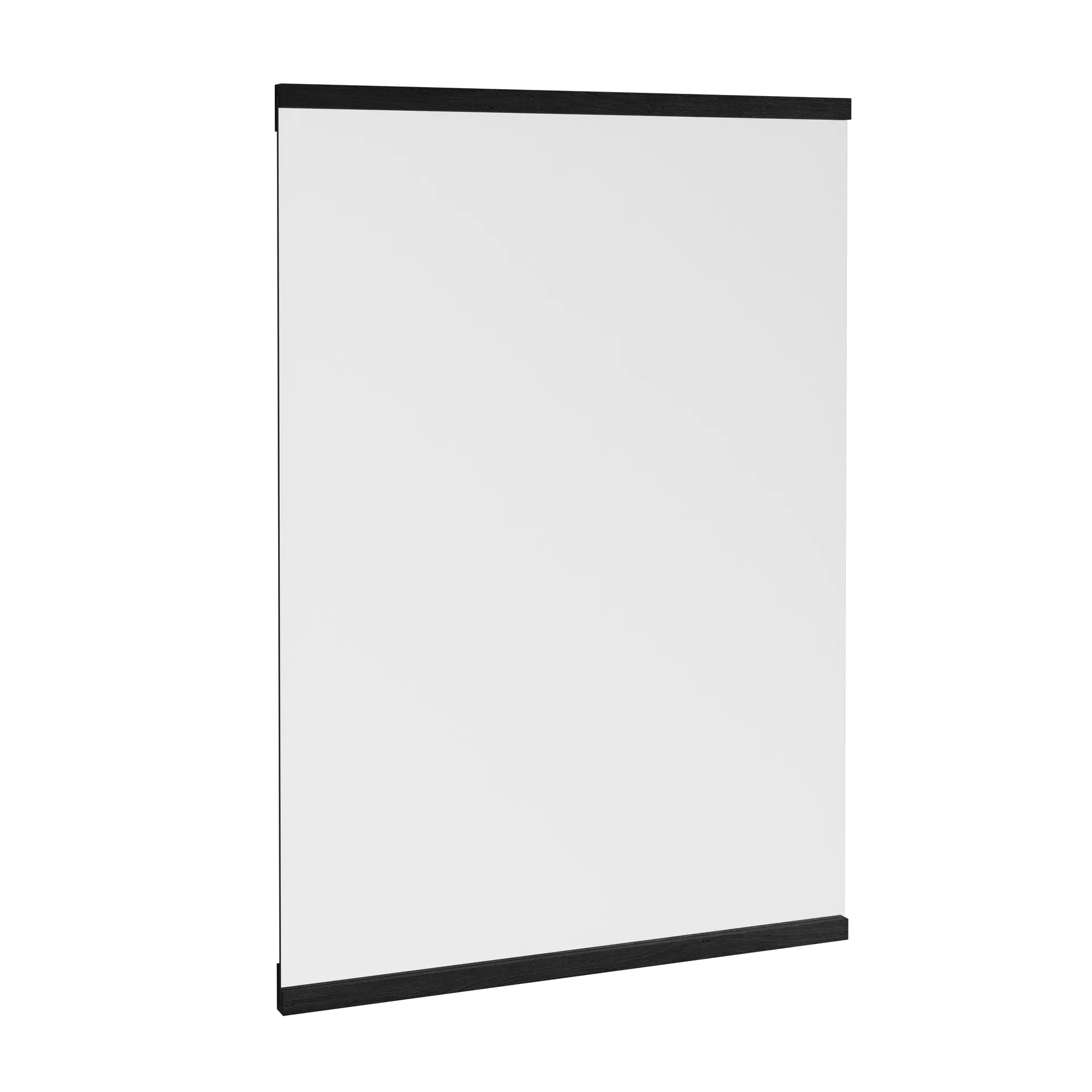 Rektangulär Wandspiegel 50 x 70 cm, Black MOEBE