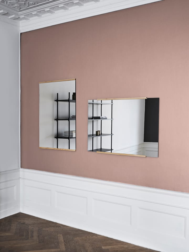 Rektangulär Wandspiegel 70 x 100 cm - Oak - MOEBE