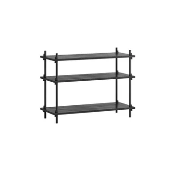 Shelving System Classic Regal - Black, 86x65x35 cm, S.65.1.A - MOEBE