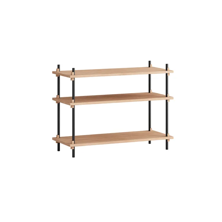 Shelving System Classic Regal - Eiche-black, 86x65x35 cm, S.65.1.A - MOEBE