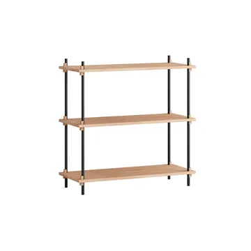 Shelving System Classic Regal - Eiche-black, 86x85x35 cm, S.85.1.A - MOEBE