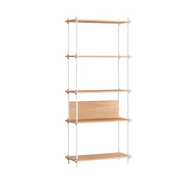 Shelving System Classic Regal - Eiche-white, 86x200x35 cm, S.200.1.A - MOEBE