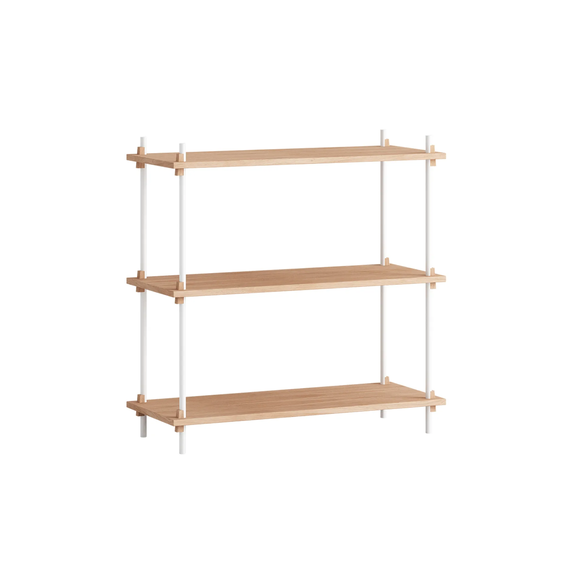 Shelving System Classic Regal, Eiche-white, 86x85x35 cm, S.85.1.A MOEBE