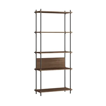 Shelving System Classic Regal - Geräucherte Eiche-black, 86x200x35 cm, S.200.1.A - MOEBE