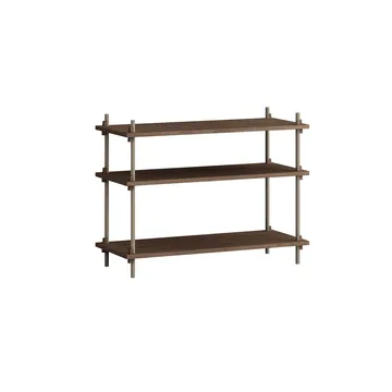 Shelving System Classic Regal - Geräucherte Eiche-warm grey, 86x65x35 cm, S.65.1.A - MOEBE