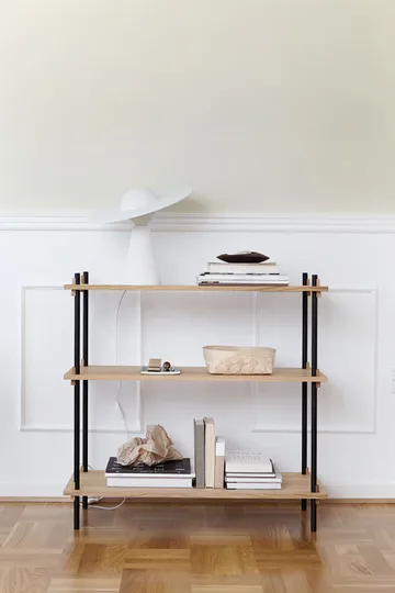 Shelving System Classic Regal - Geräucherte Eiche-warm grey, 86x85x35 cm, S.85.1.A - MOEBE