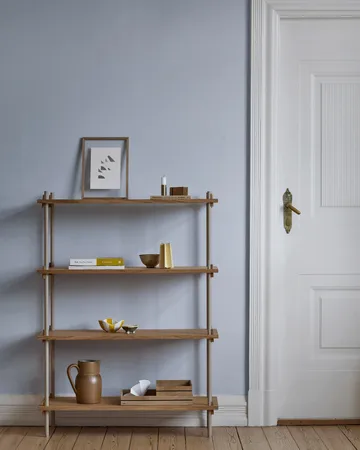 Shelving System Classic Regal - Geräucherte Eiche-warm grey, 86x85x35 cm, S.85.1.A - MOEBE