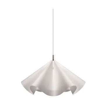 Sinuate Pendelleuchte - White-Edelstahl, mittel Ø60x30 cm - MOEBE