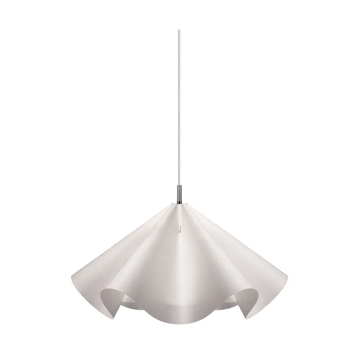 Sinuate Pendelleuchte - White-Edelstahl, mittel Ø60x30 cm - MOEBE