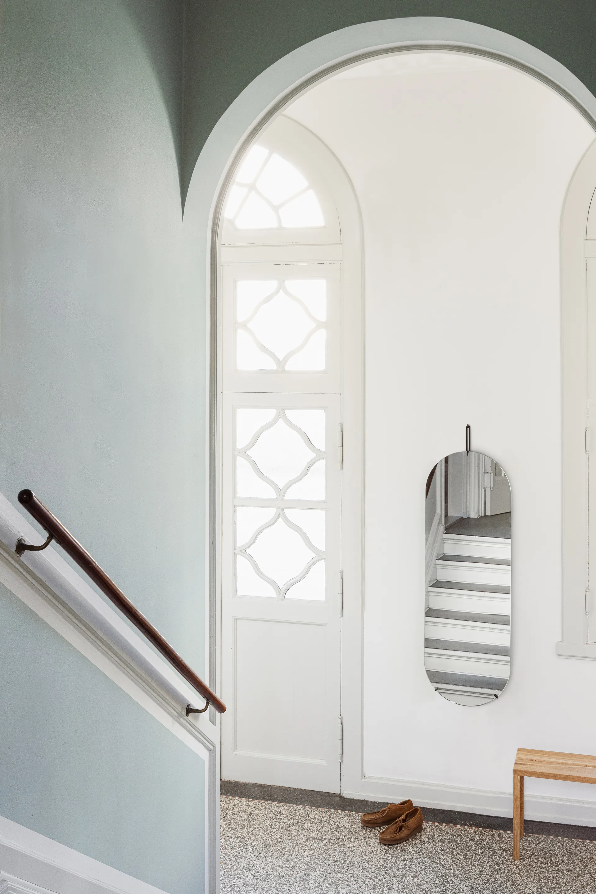 Wandspiegel 40,4 x 146,9 cm, Black MOEBE