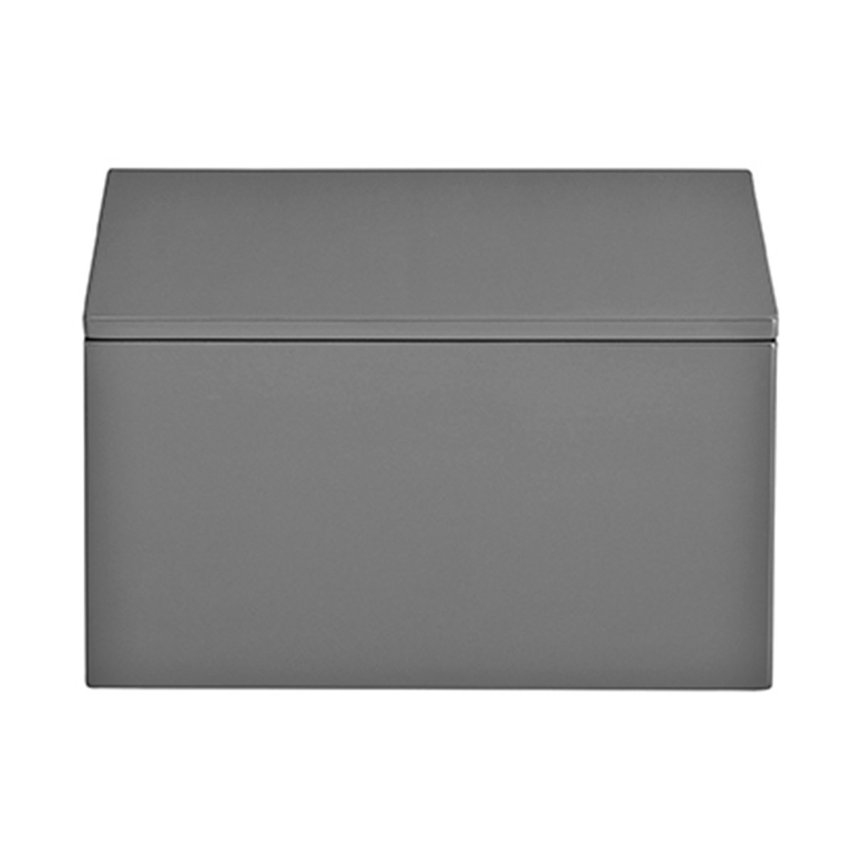 Mojoo Lux lackierte Aufbewahrungsbox 19x19x10,5 cm Antracit