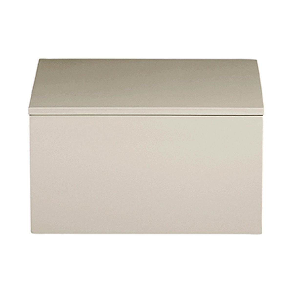 Mojoo Lux lackierte Aufbewahrungsbox 19x19x10,5 cm Latte