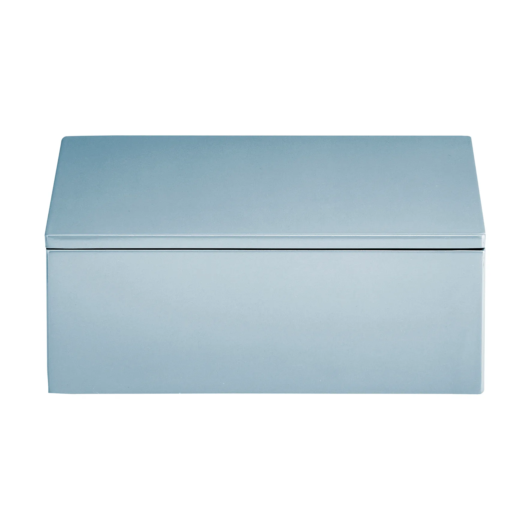 Lux lackierte Aufbewahrungsbox 19x19x7 cm, Powder blue Mojoo